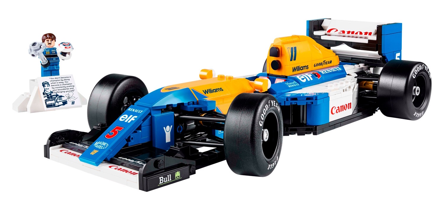 Set de construcție Lego Icons: Williams Racing FW14B & Nigel Mansell (10353)