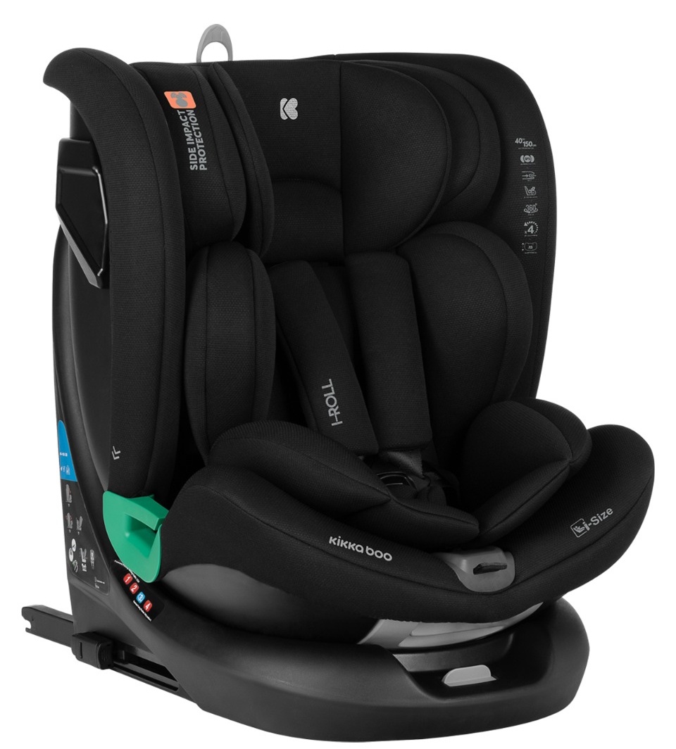 Scaun auto pentru copii Kikka Boo i-Roll Black