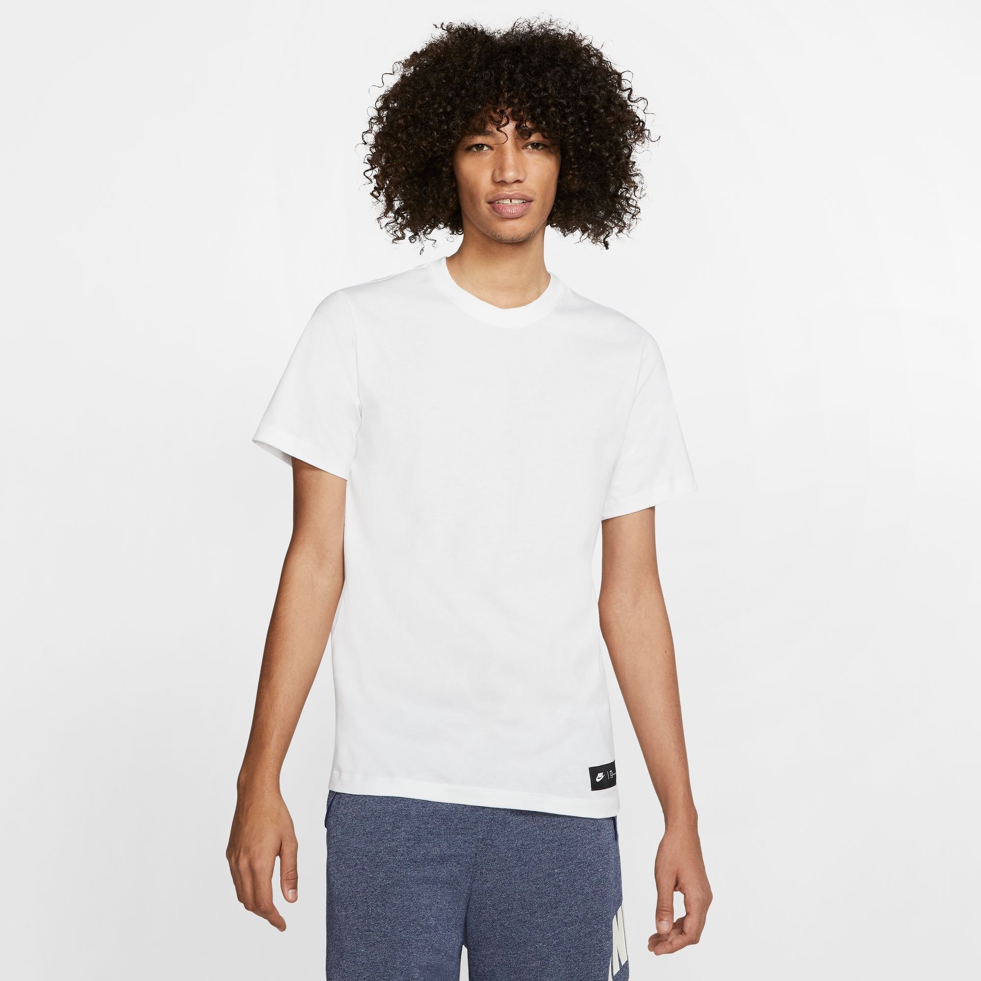 Tricou bărbătesc Nike M Nsw Ss Crew Nby White, s.M