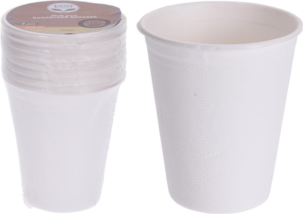 Set pahare de unică folosință ECO 275ml (41439) 8pcs
