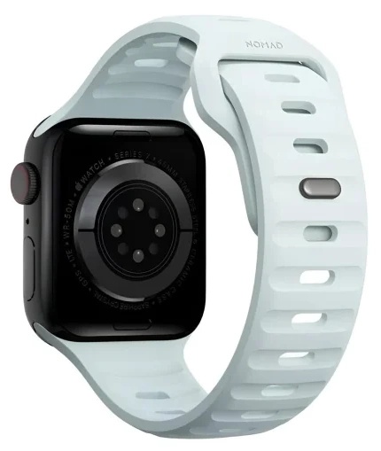 Curea Nomad Sport Strap 38/40/41mm FKM IcyBlueGlow (NM01122685)