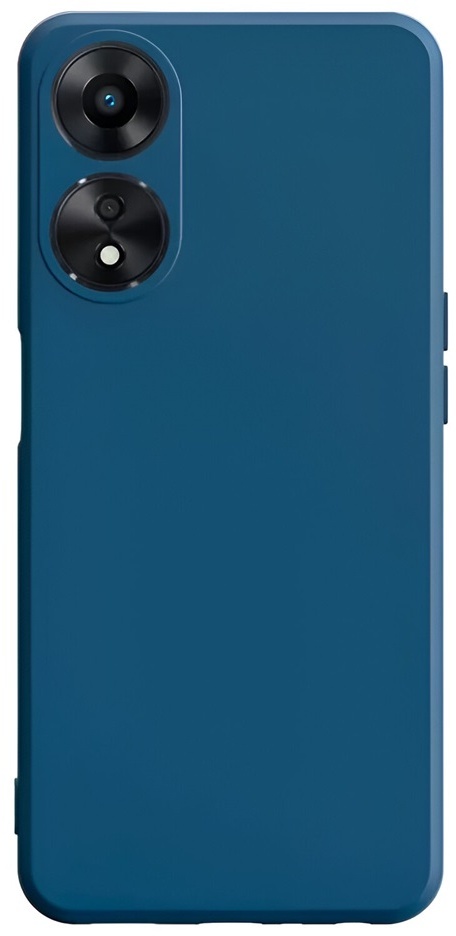 Husa de protecție Helmet Case Liquid Silicone Oppo A98 Blue (HMTCLSOPA98BL)