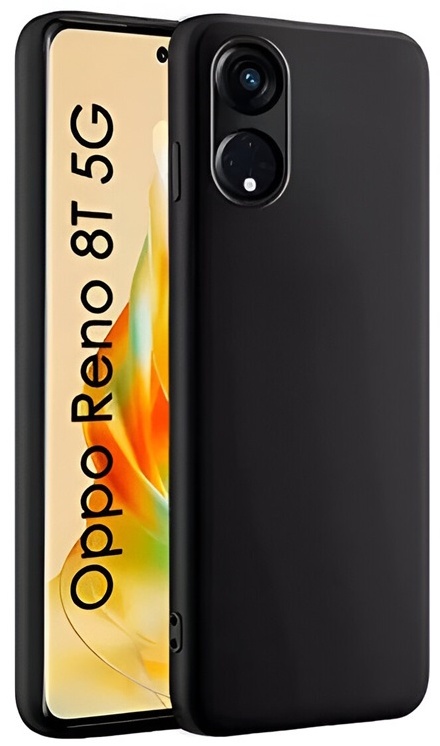 Husa de protecție Helmet Case Liquid Silicone Oppo Reno 8T Black (HMTCLSOR8TBK)