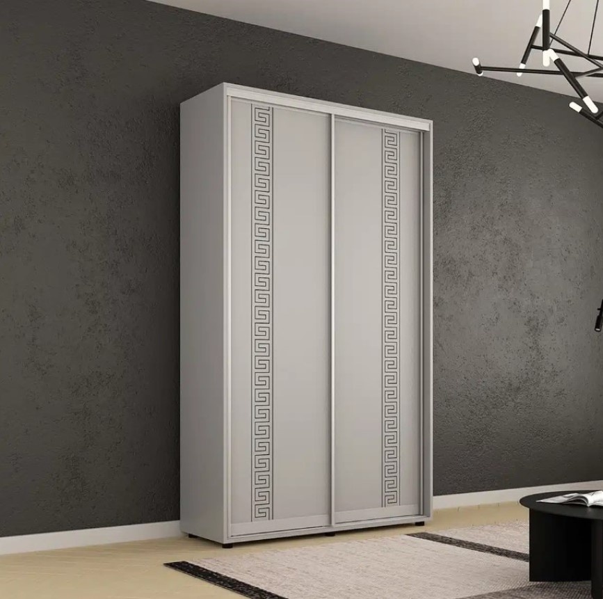 Dulap cu uşi glisante Mobildor-Lux Compact Meander 170x240 Grey (00013135)