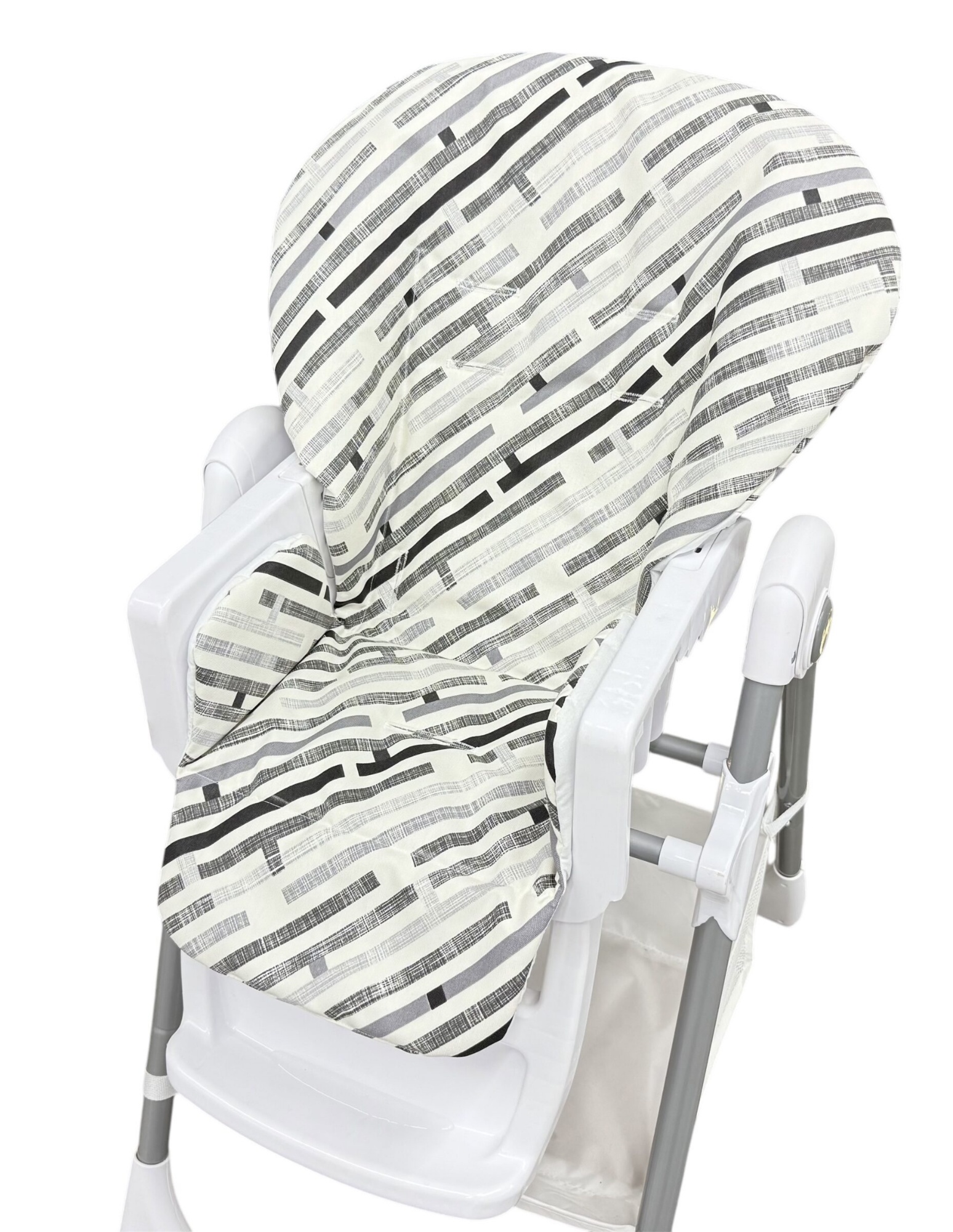 Husa pentru scaun de masa Holala Kids Classic Zebra Grey