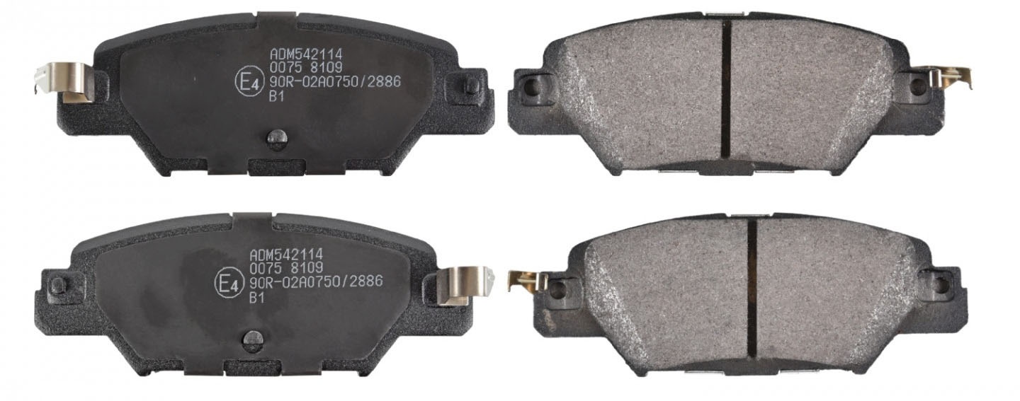 Set placute frână MOTAQUIP LVXL1955