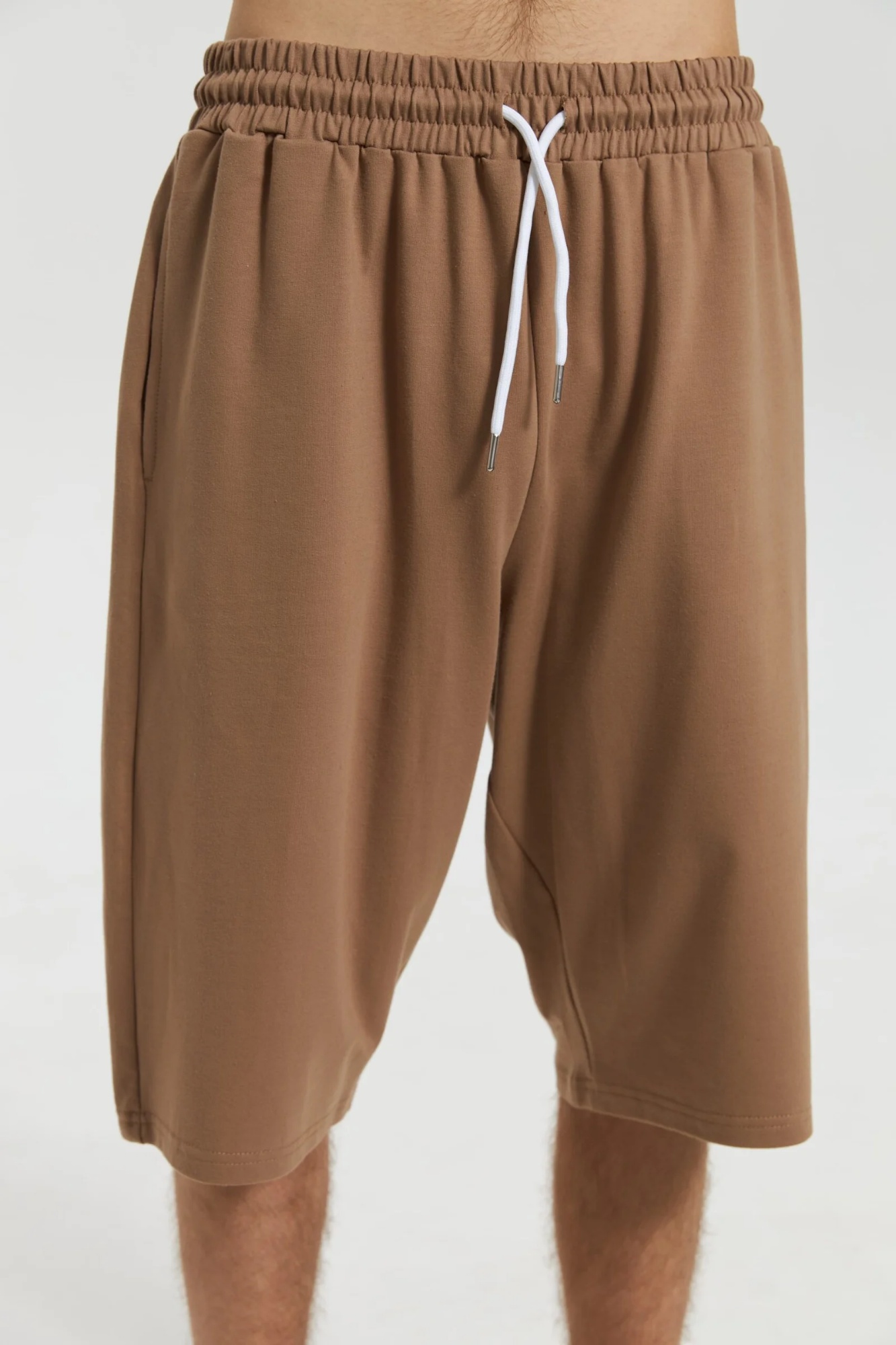 Pantaloni scurți pentru bărbați Bumbacel MPS6181_1109_M5 Brown, s.XL