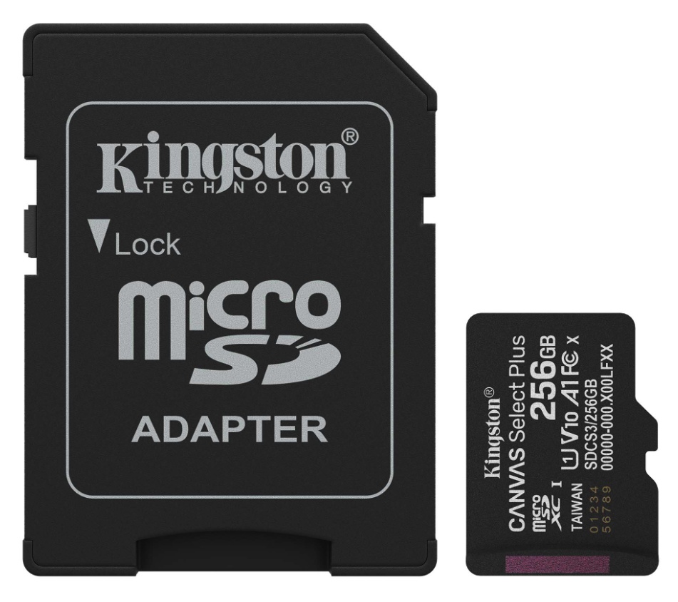 Сard de memorie Kingston microSD Canvas Select Plus 256Gb (SDCS3/256GB)