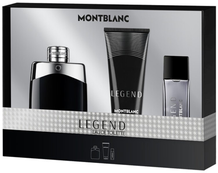 Montblanc Legend EDT 100ml + EDT 15ml + Shower Gel