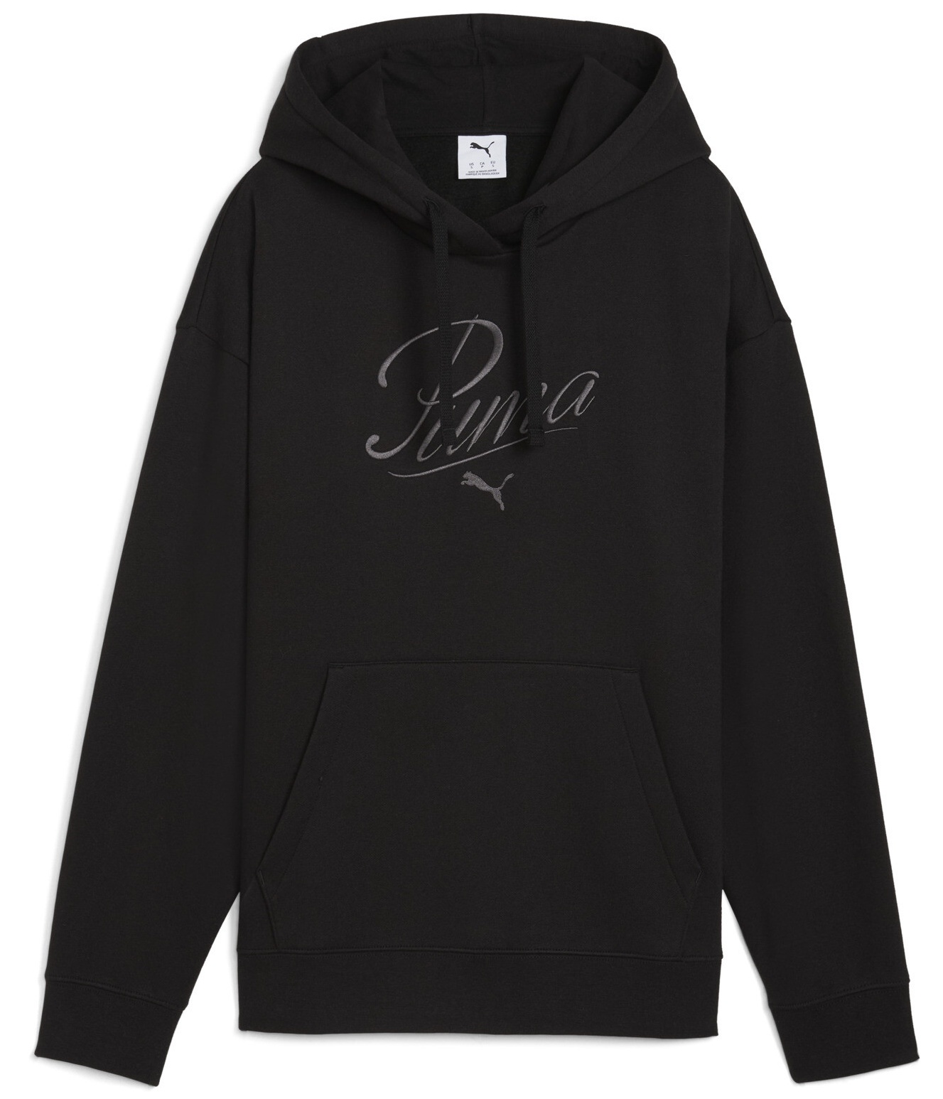 Hanorac damă Puma Ess Script Comfort Fl Puma Black, s.XS