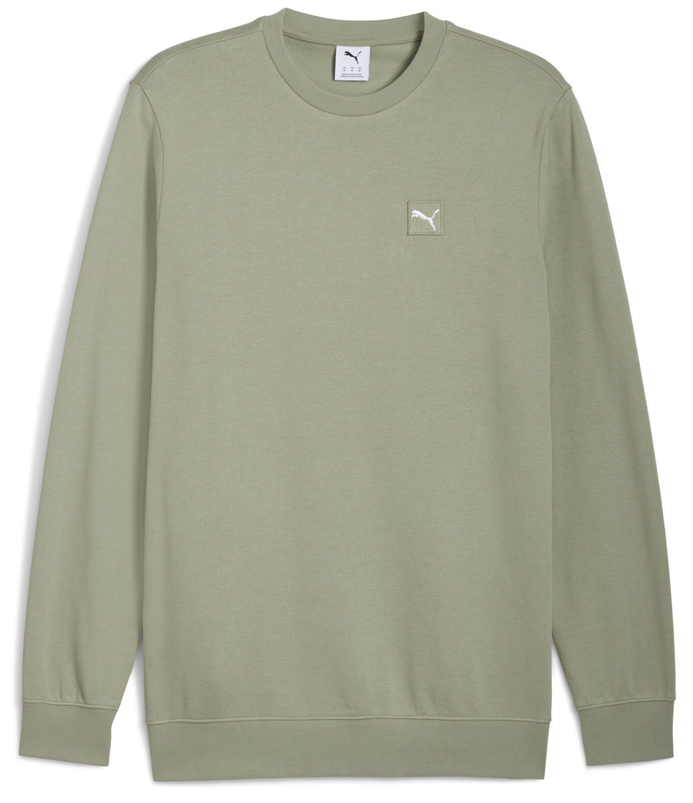 Hanorac pentru bărbați Puma Ess Elevated Crew Fl Lux Army, s.XXL