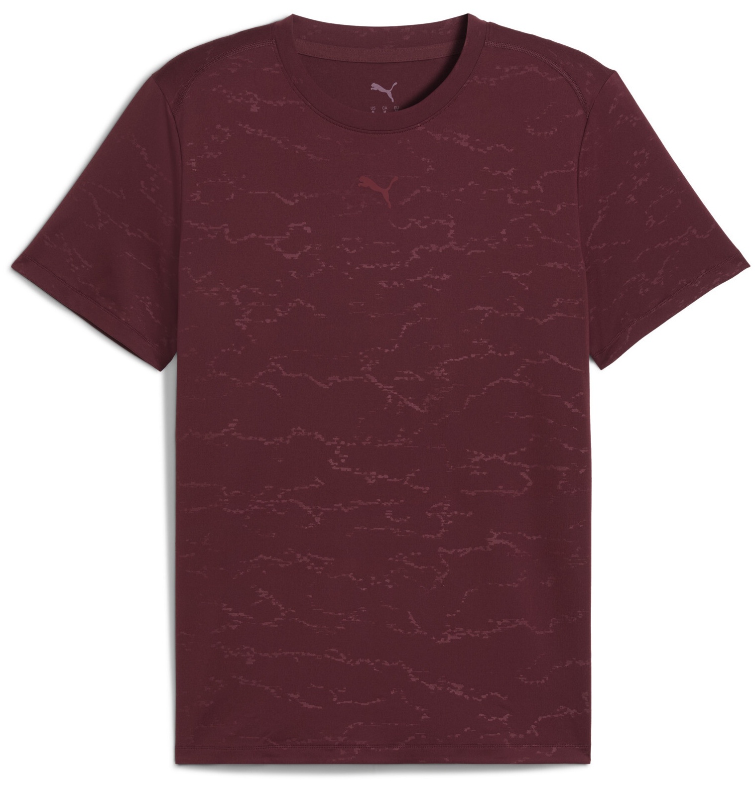Tricou bărbătesc Puma M Cloudspun Emboss Ruby Shimmer, s.L