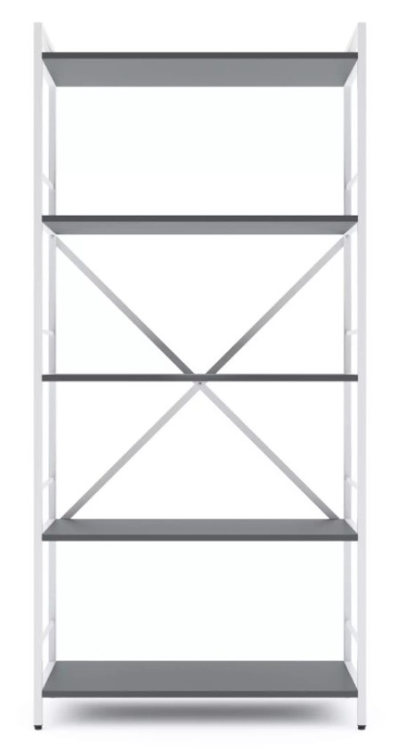 Etajeră Nex Home Loft 1700x800x350mm White/Anthracite (NX-00000179)