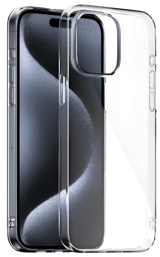 Husa de protecție WOO TPU Soft iPhone 15 Clear (WOOCTIP15SC)