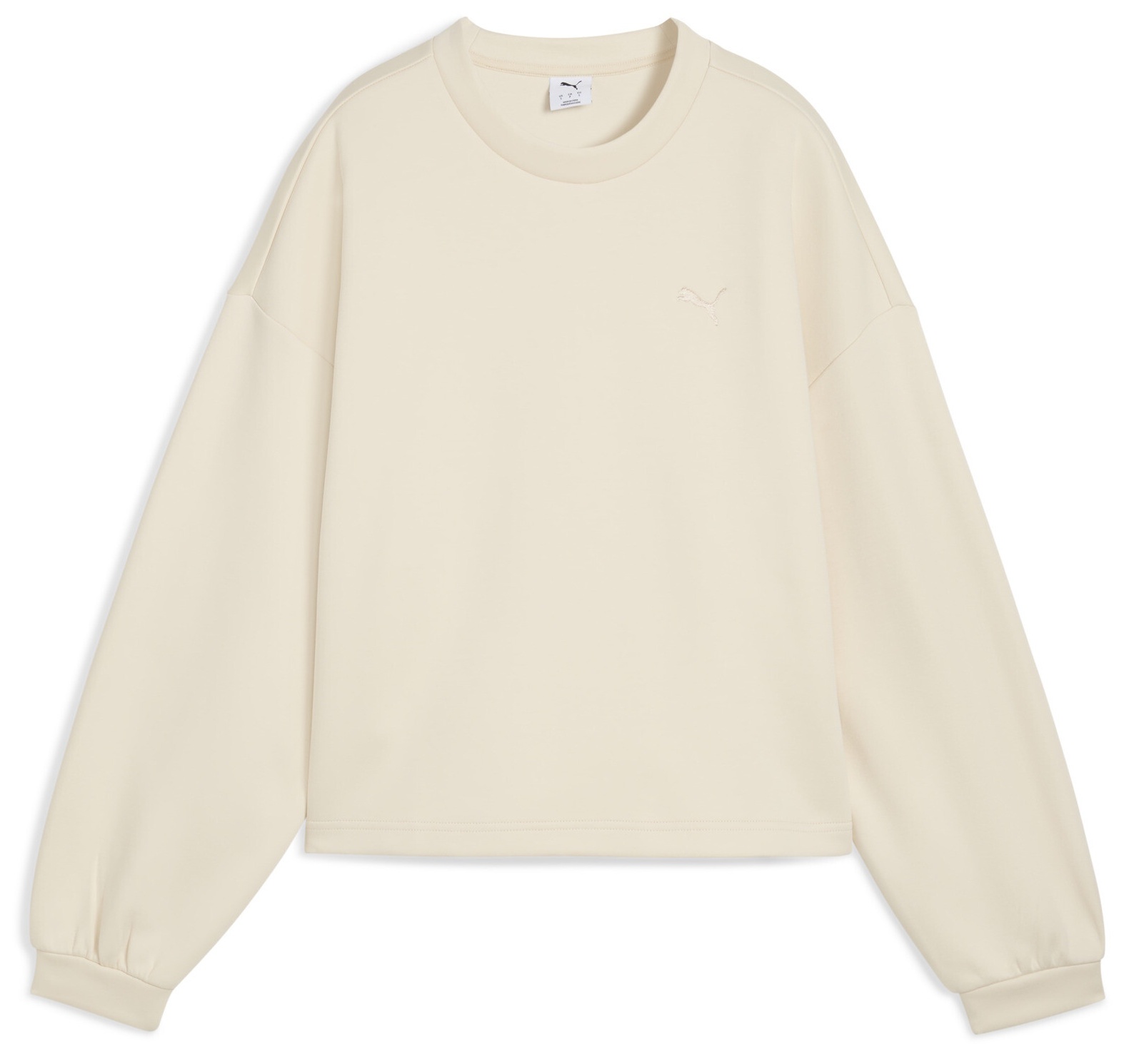 Puma Wardrobe Ess Oversized Crew Alpine Snow