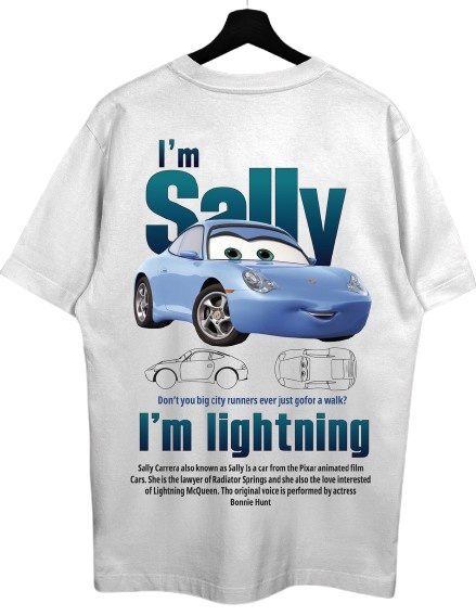 Tricou bărbătesc Soling Sally White, s.XL (Print-3115)