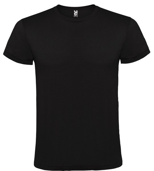 Tricou bărbătesc Roly Atomic 150 6424 Black, s.XXXL