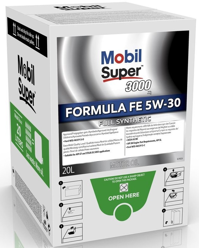 Ulei de motor Mobil Super 3000 X1 Formula FE 5W-30 Bag-in-Box 20L