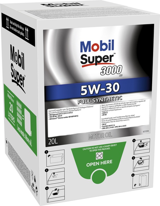 Ulei de motor Mobil Super 3000 XE 5W-30 Bag-in-Box 20L