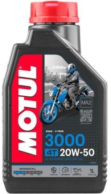 Ulei de motor Motul 4T 3000 20W-50 1L (107318)