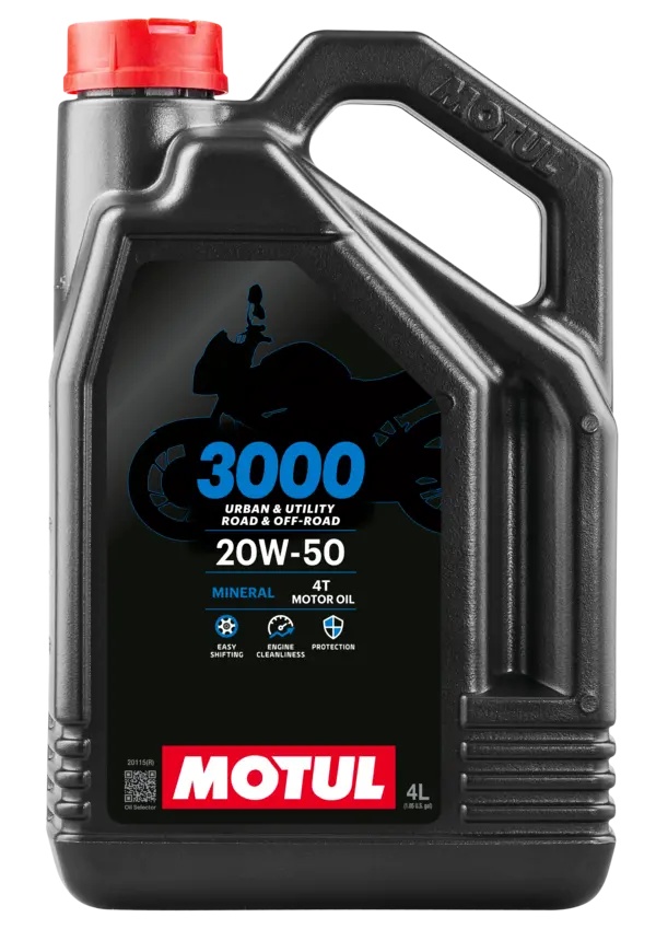 Ulei de motor Motul 4T 3000 20W-50 4L (107319)