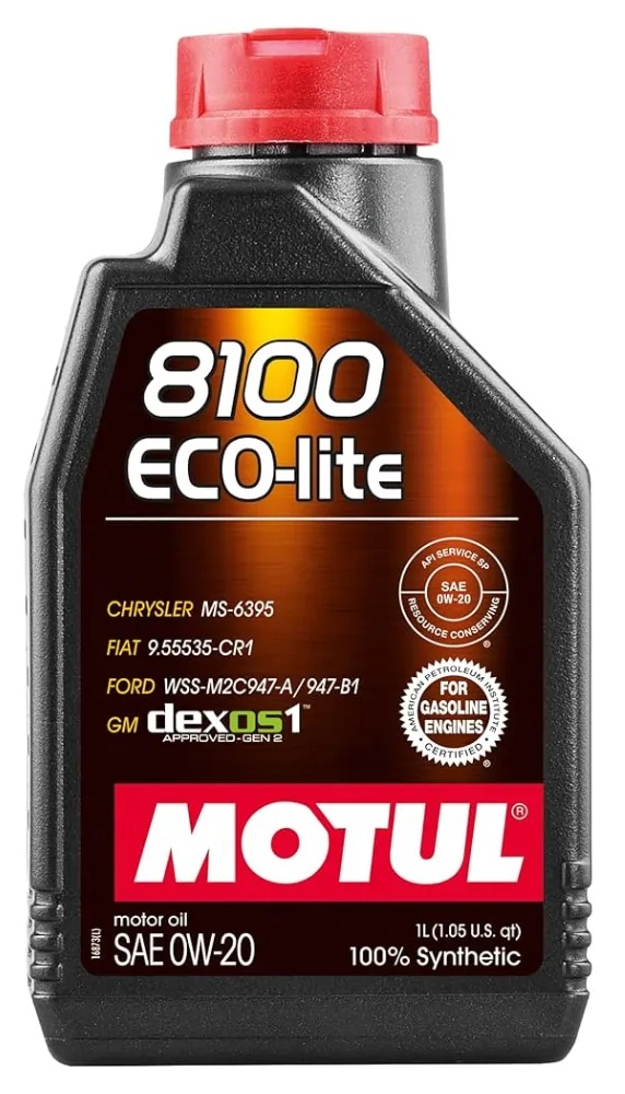 Ulei de motor Motul 8100 Eco-Lite 0W-20 1L (108534)