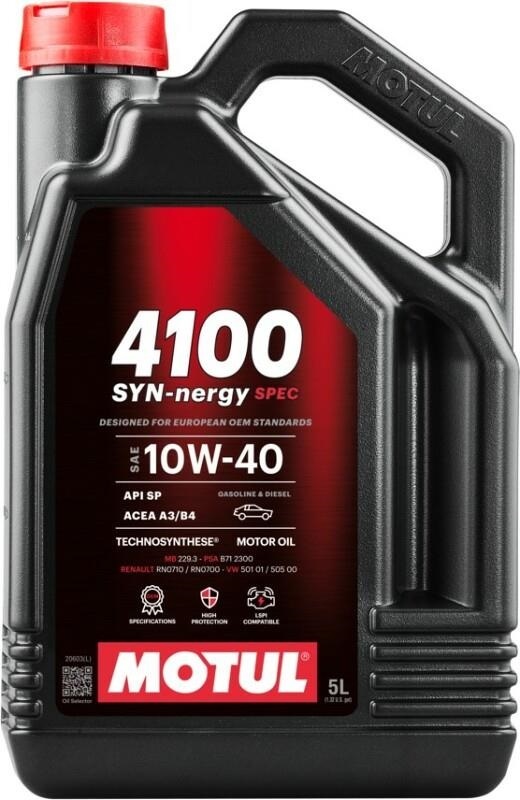 Ulei de motor Motul 4100 Syn-nergy Spec 10W-40 4L (112891)