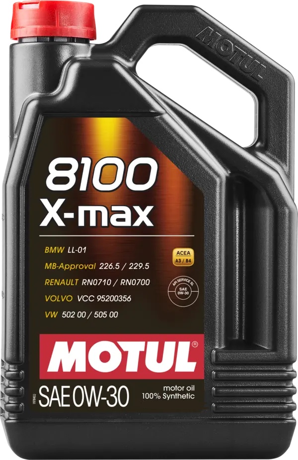 Ulei de motor Motul 8100 X-Max 0W-30 5L (106571)