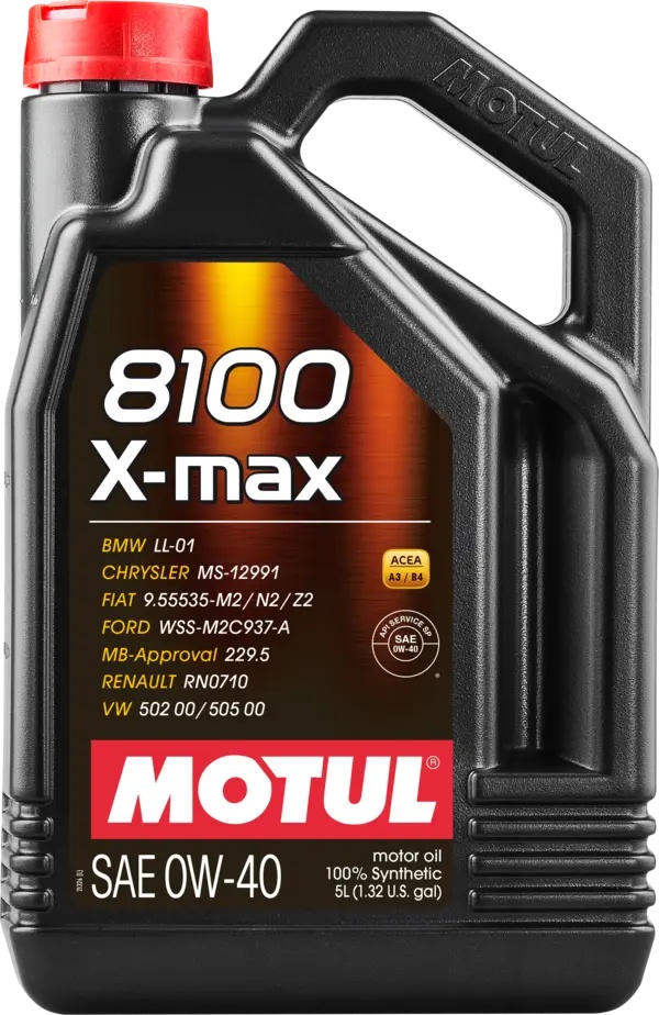 Ulei de motor Motul 8100 X-Max 0W-40 5L (104533)