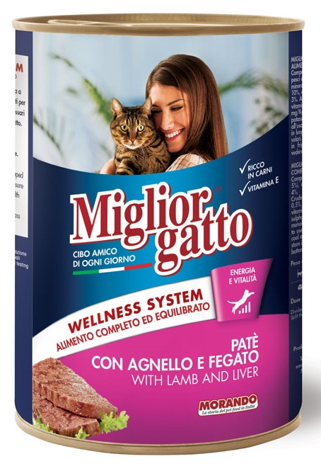 Morando Miglior Gatto Pate Lamb & Liver