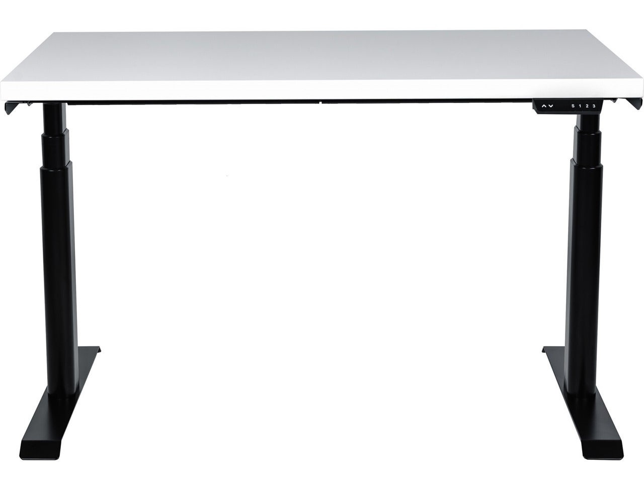 Masa de birou CUSTO FlexiDesk Plus 120x70 White/Black (100.02.0109)