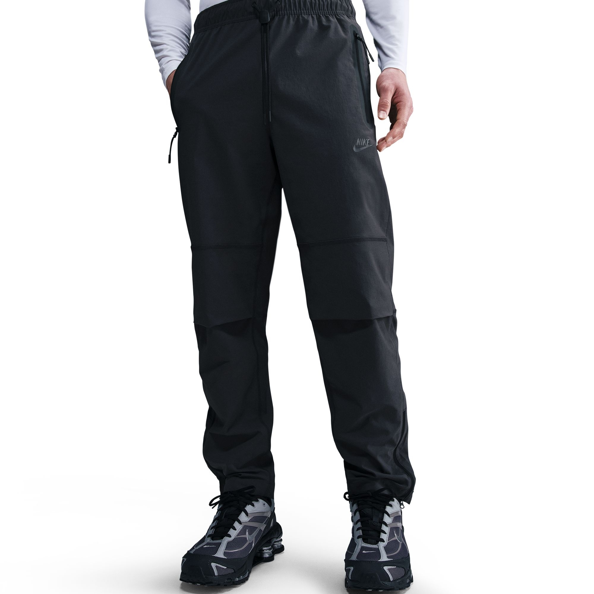 Pantaloni spotivi pentru bărbați Nike M Tch Wvn Oh Anthracite/Black, s.L