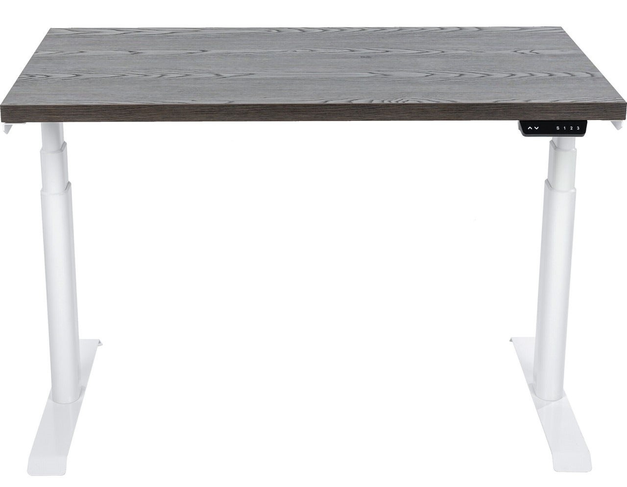 Masa de birou CUSTO FlexiDesk Plus 180x70 Dark Brown/White (100.02.0084)