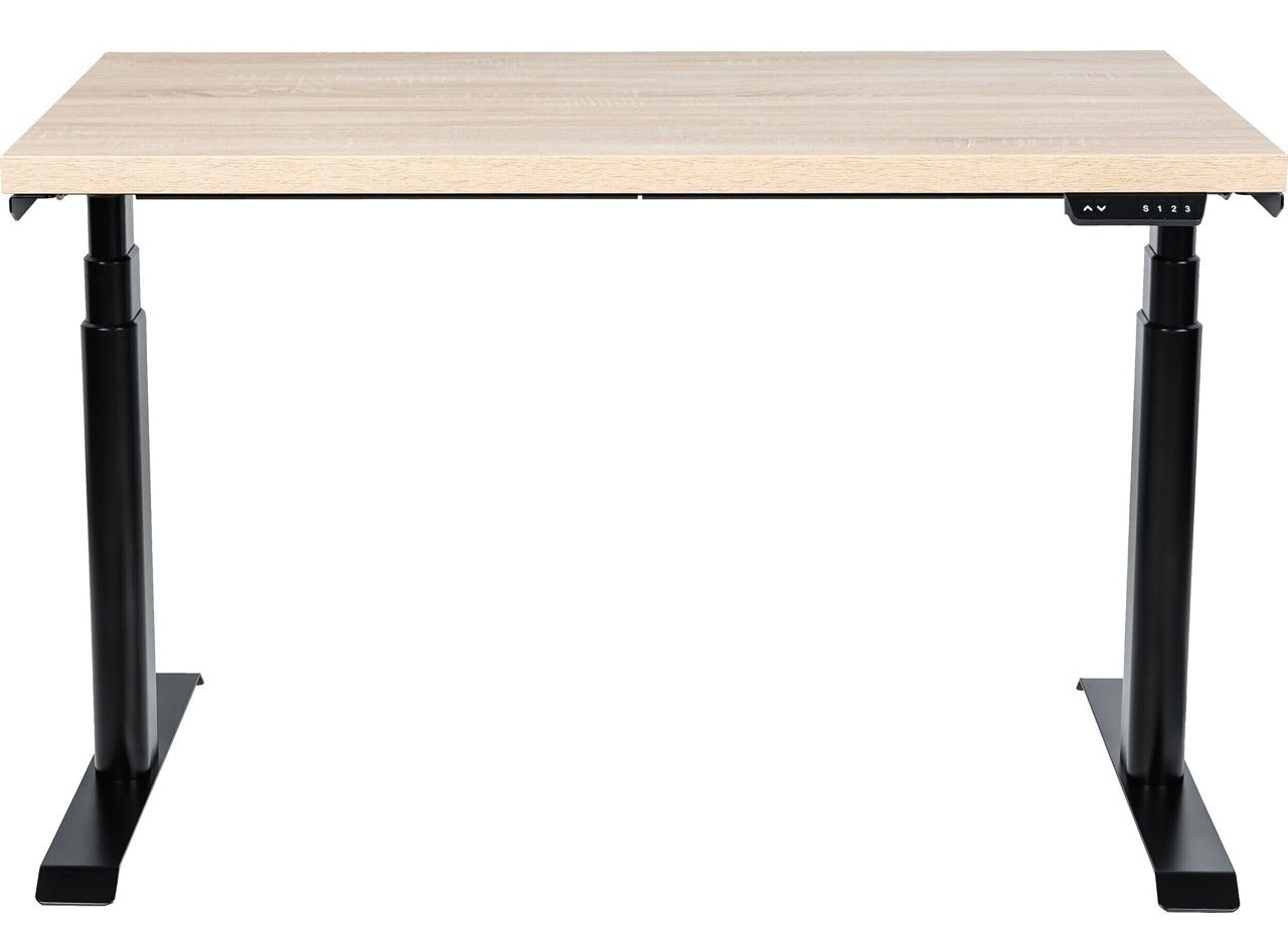 Masa de birou CUSTO FlexiDesk Plus 180x70 Oak Sonoma/Black (100.02.0104)