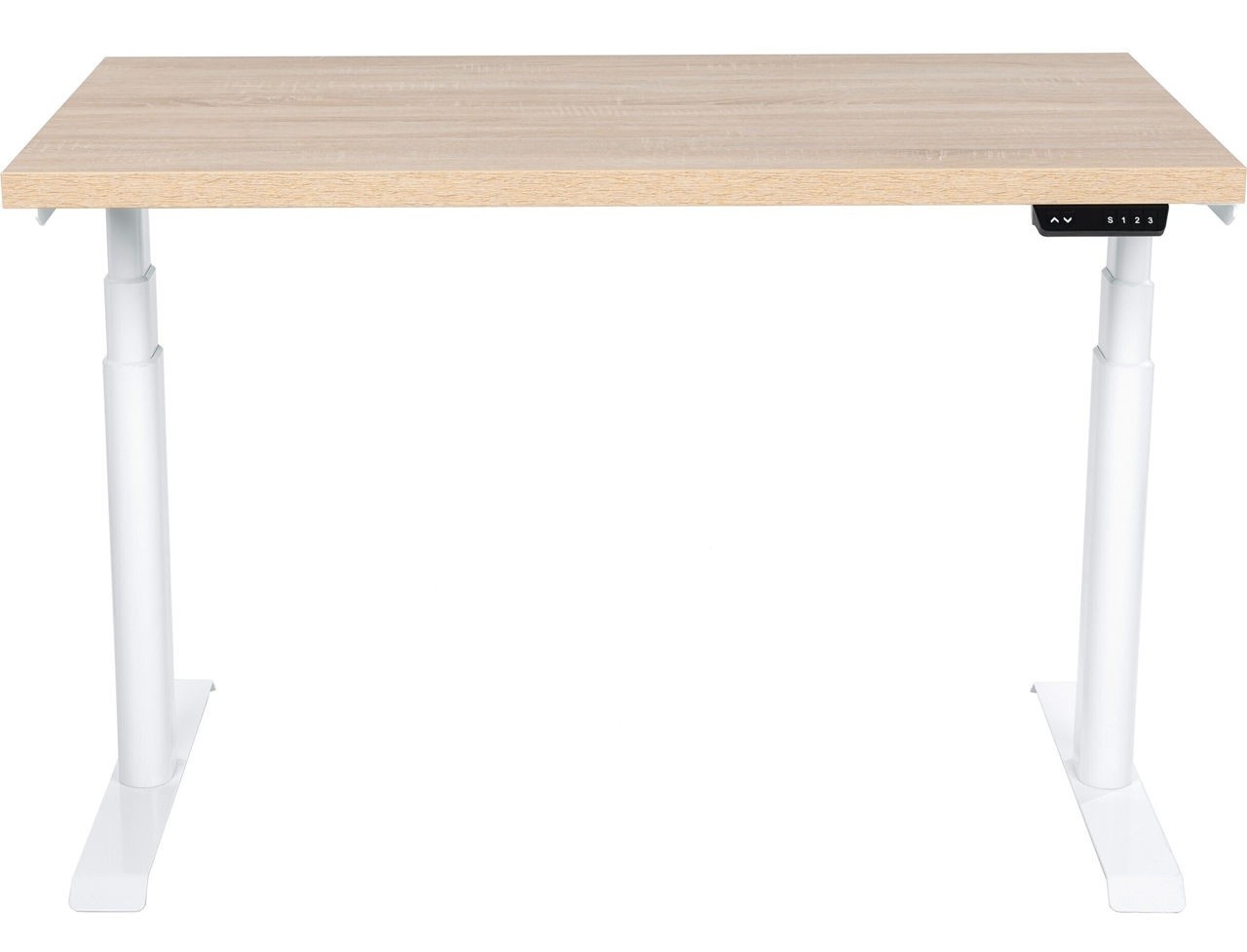 Masa de birou CUSTO FlexiDesk Plus 140x70 Oak Sonoma/White (100.02.0078)