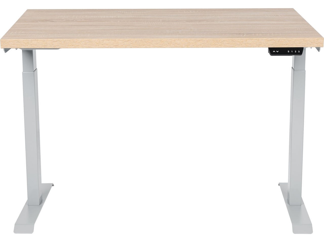 Masa de birou CUSTO FlexiDesk 160x70 Oak Sonoma/Light Grey (100.02.0055)