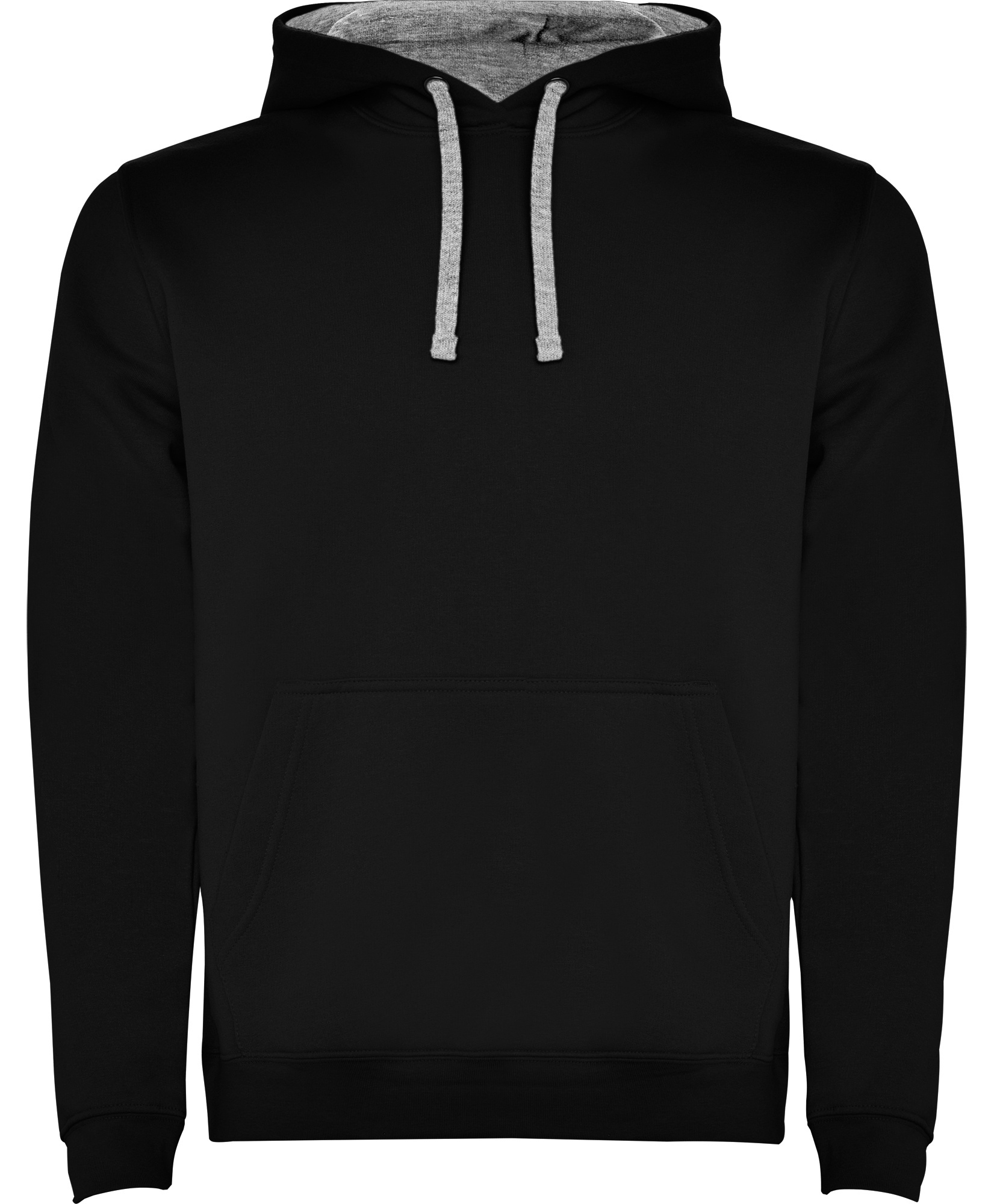 Hanorac pentru bărbați Roly Urban 1067 Black/Heather Grey, s.XXL