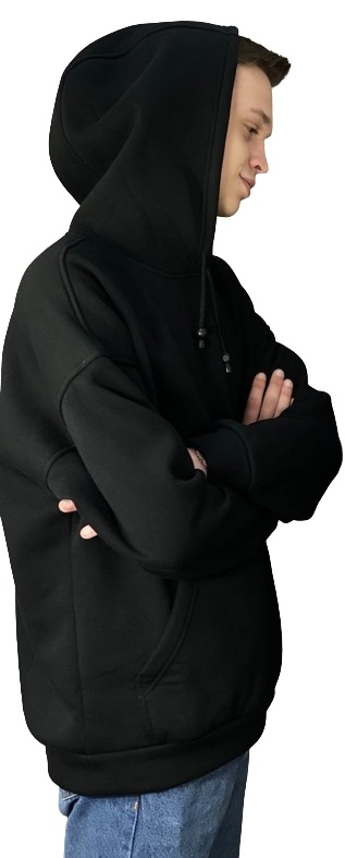 Soling Oversized Black Sweatshirt
