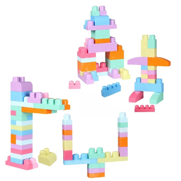 Set de construcție Play Toys Play Blox 83pcs Pastel (8699067002922)