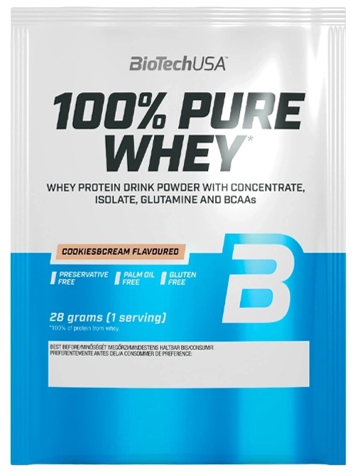 Proteină Biotech 100% Pure Whey Cookies & Cream