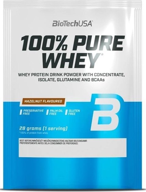 Proteină Biotech 100% Pure Whey Hazelnut