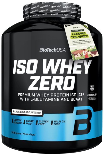 Proteină Biotech Iso Whey Zero Black Biscuit