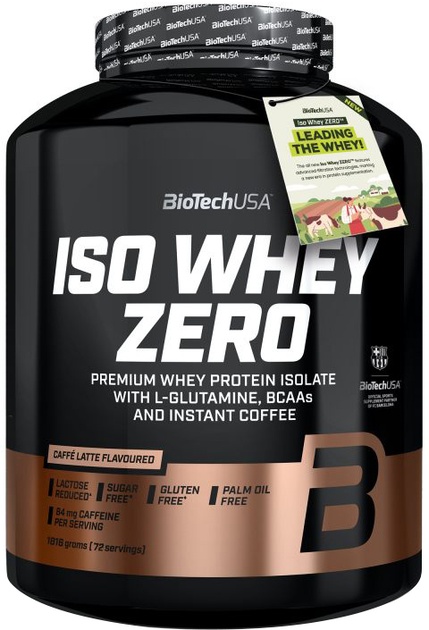 Proteină Biotech Iso Whey Zero Caffe Latte