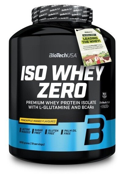 Proteină Biotech Iso Whey Zero Pineapple & Mango 1816g