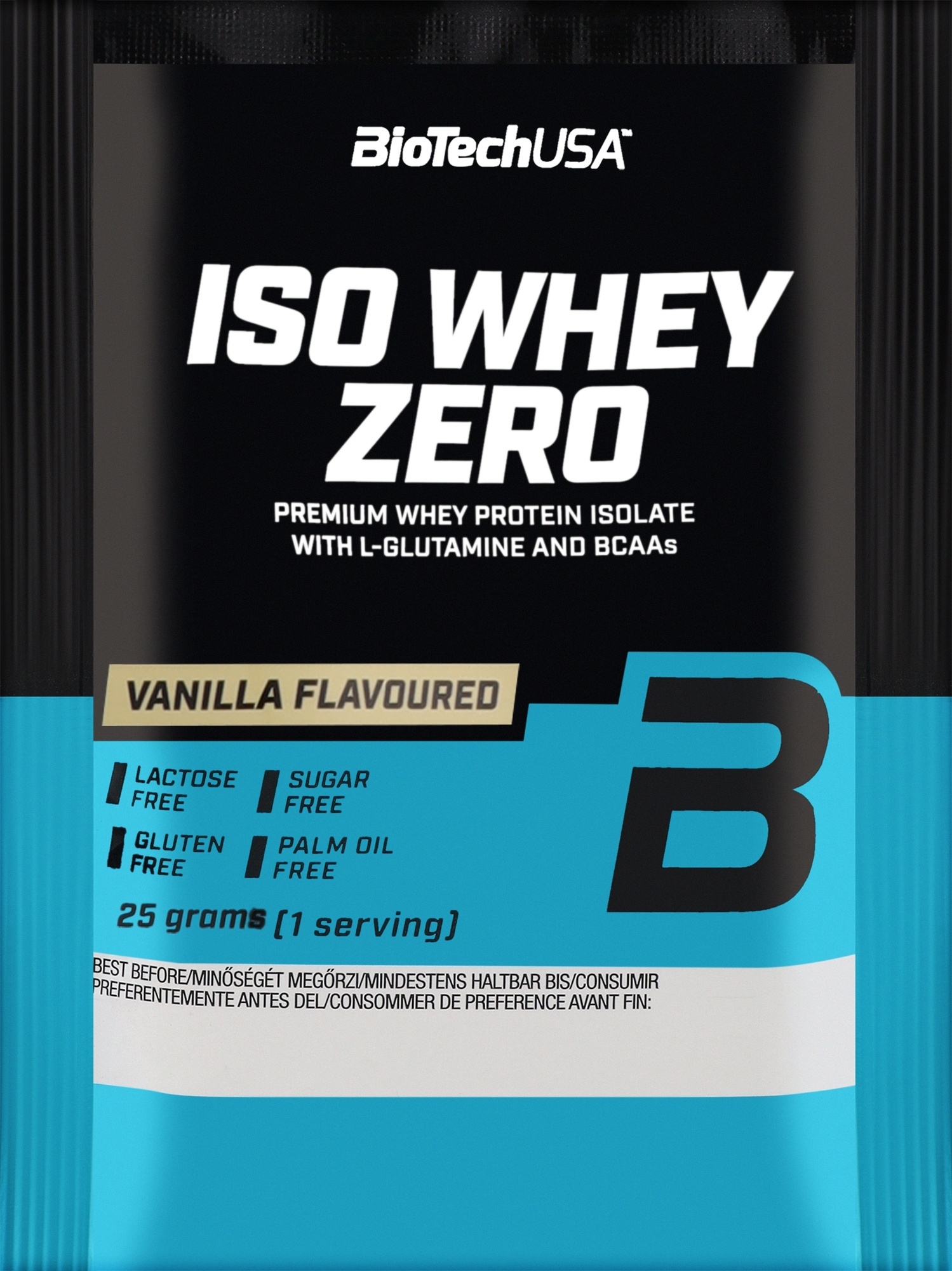 Proteină Biotech Iso Whey Zero Vanilla 25g