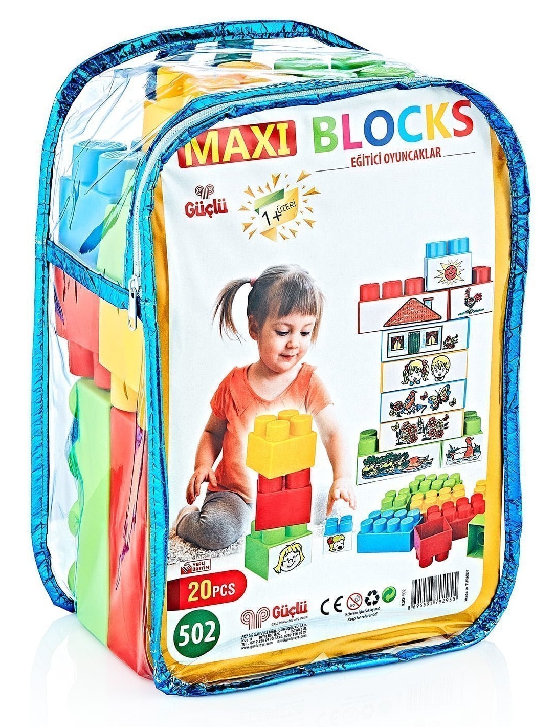 Guclu Toys J2955 Maxi Toy Blocks