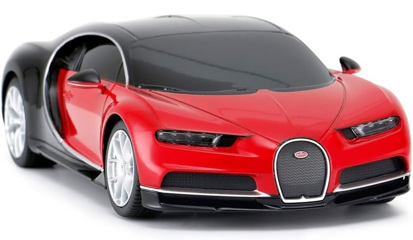 Jucărie teleghidată Rastar 1:24 Bugatti Chiron Red (76100)
