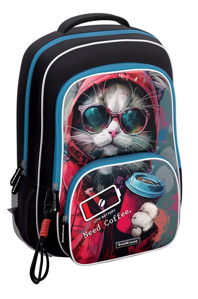 Rucsac școlar Erich Krause ErgoLine Coffee Mania 20L (62816)