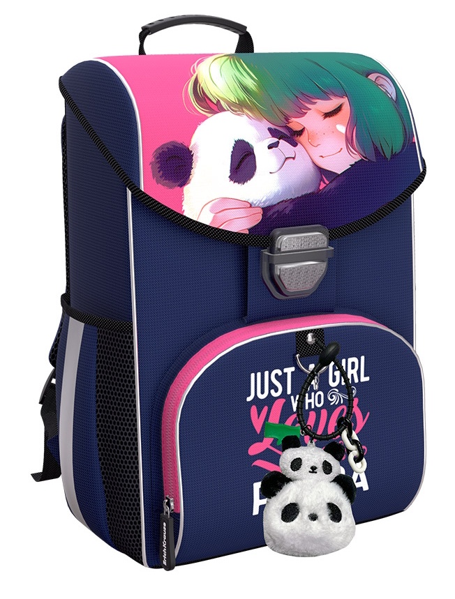 Rucsac școlar Erich Krause ErgoLine Panda Hugs 15L (62787)