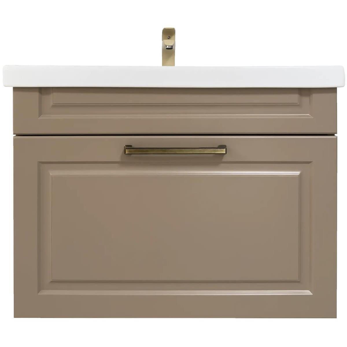 Dulap cu lavoar Mashtab Marbella 1 Sava 11869 Beige Matte 65cm